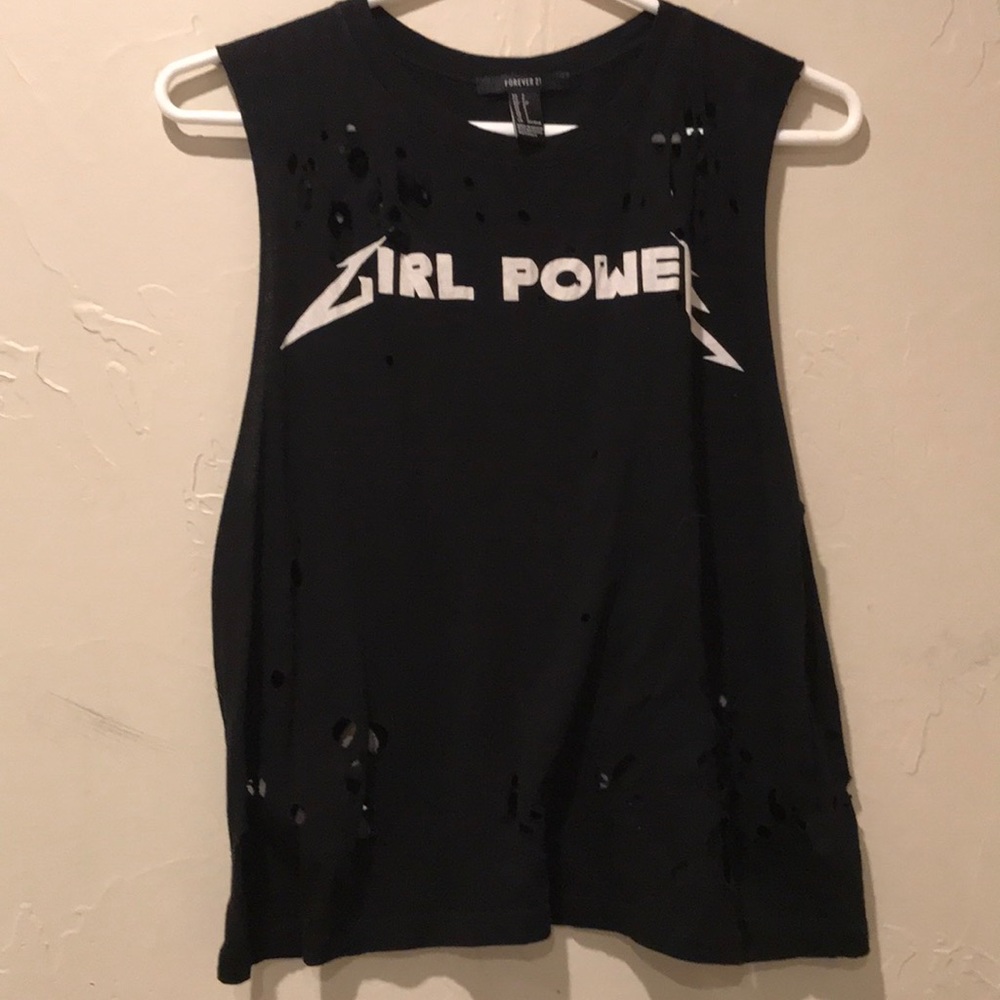 DISTRESSED TANK TOP